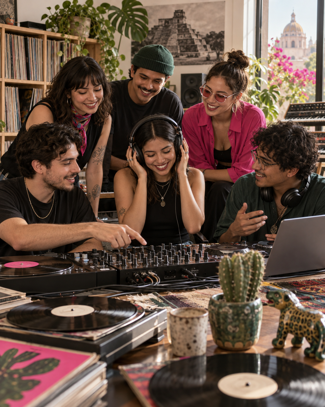 Comunidad de artistas compartiendo música y feedback